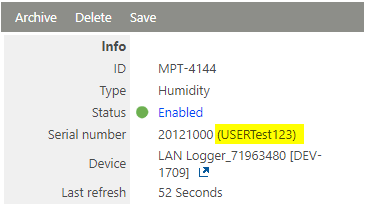 probe inventory number in mpt setup