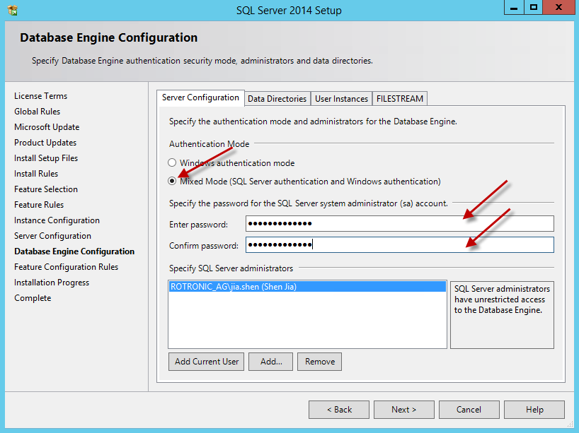 installation and configuration of sql server express 8