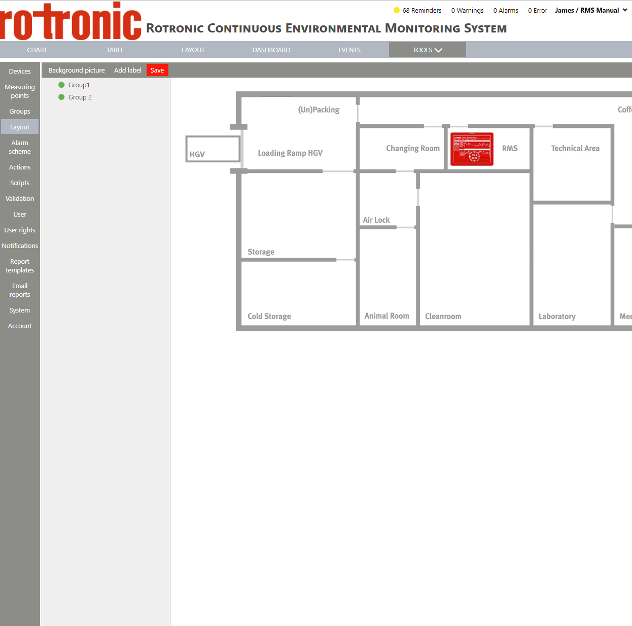 configure your layout view 4