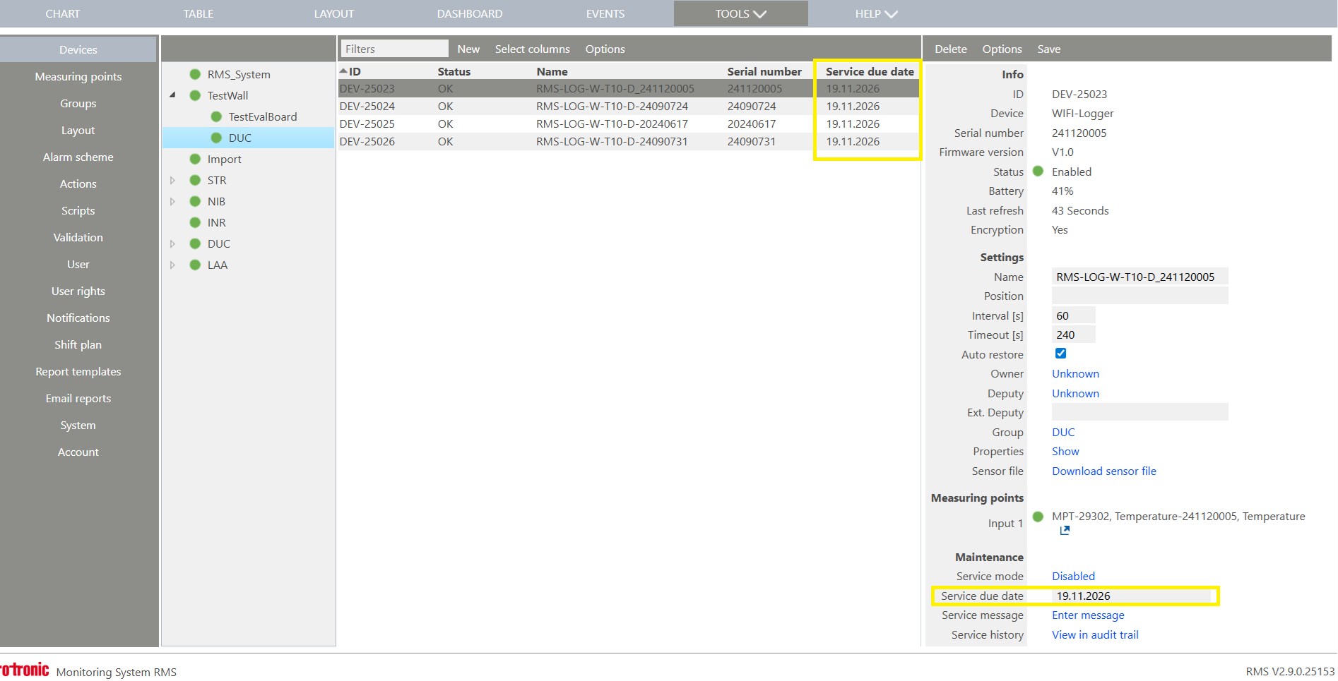 Tools_Setup_Device_ServiceDueDate