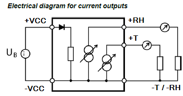 HF1-3wire-transmitter-electrical-diargram-current-outputs