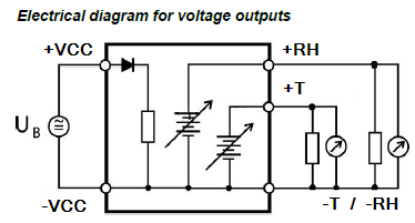 HF1-3wire-transmitter-electrical-diargram-voltage-outputs