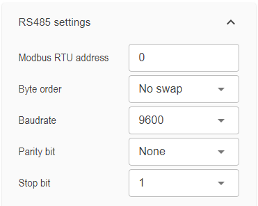 Hygrosoft_Rs485-settings